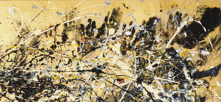 Jackson Pollock Hand Detail - Number 1a 1948